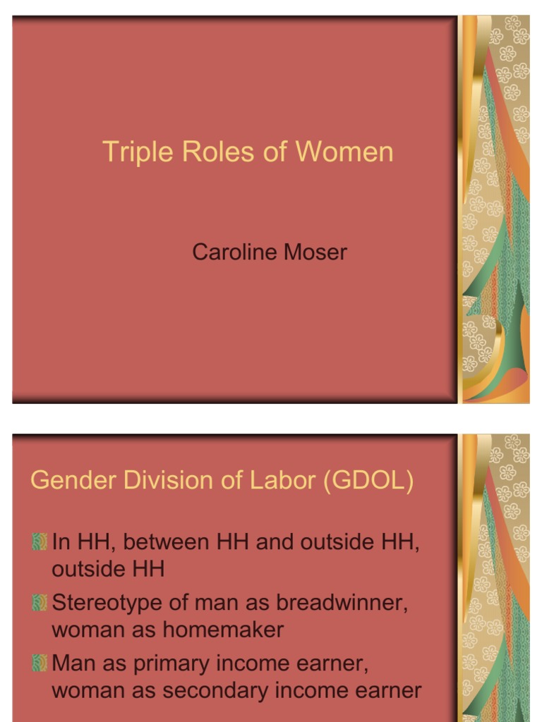 Moser's Triple Role of Women | PDF | Social Science