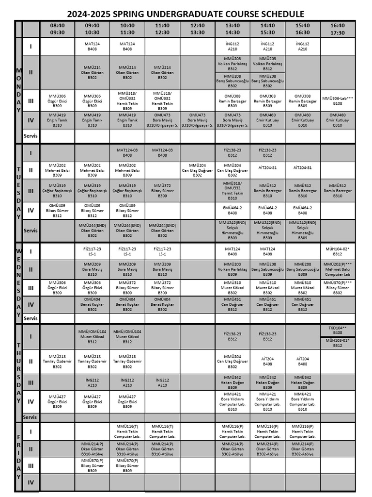 ODTÜ Spring 2024 Elective Courses | PDF | Mechanical Engineering ...