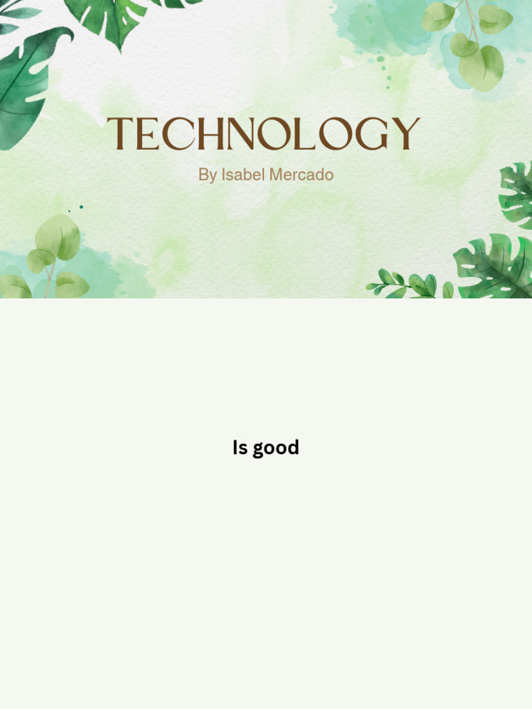 Technology PDF | PDF