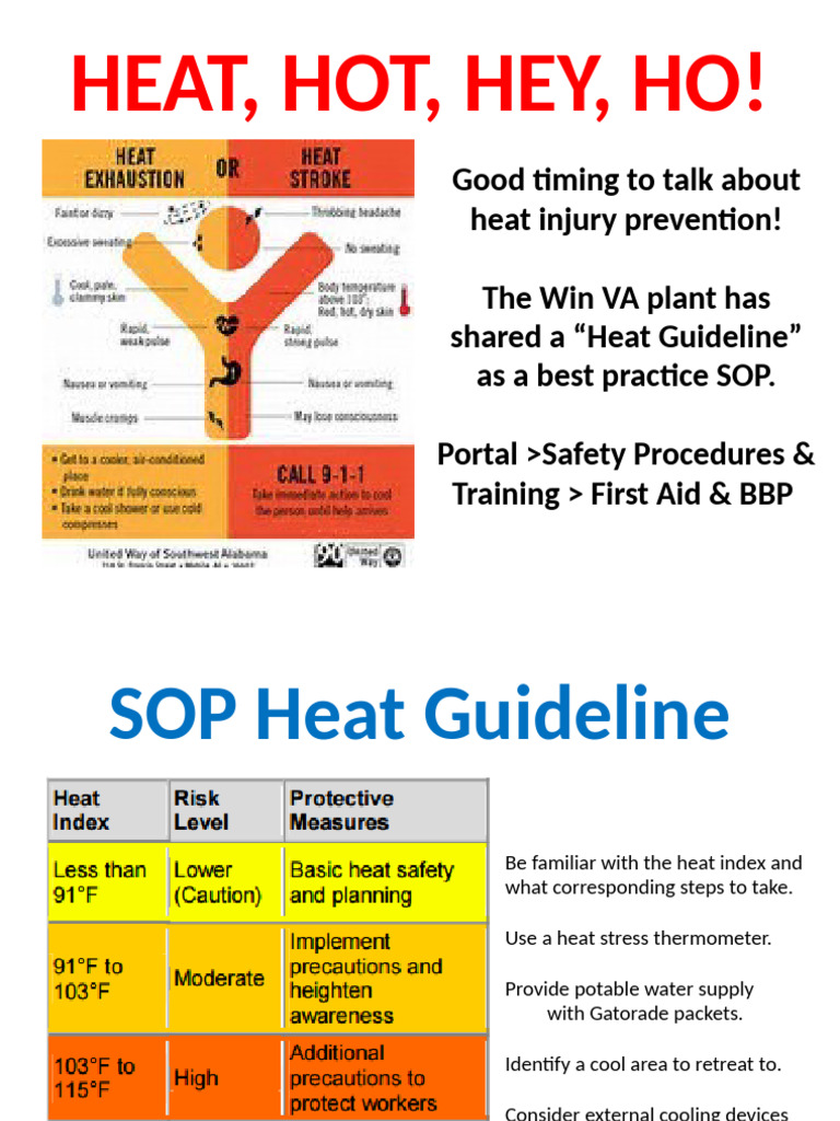 Heat Injury Prevention Guidelines | PDF
