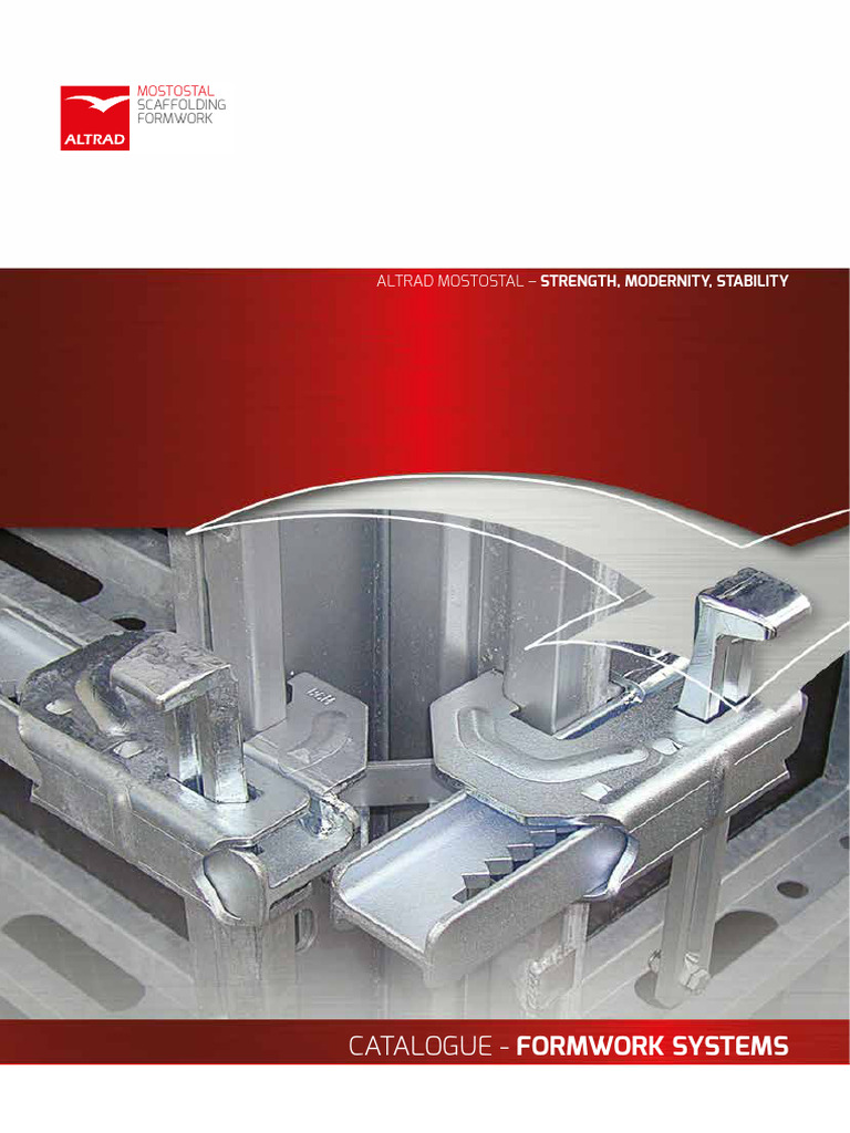 Altrad Mostostal Formwork Systems Guide | PDF | Concrete | Crane (Machine)