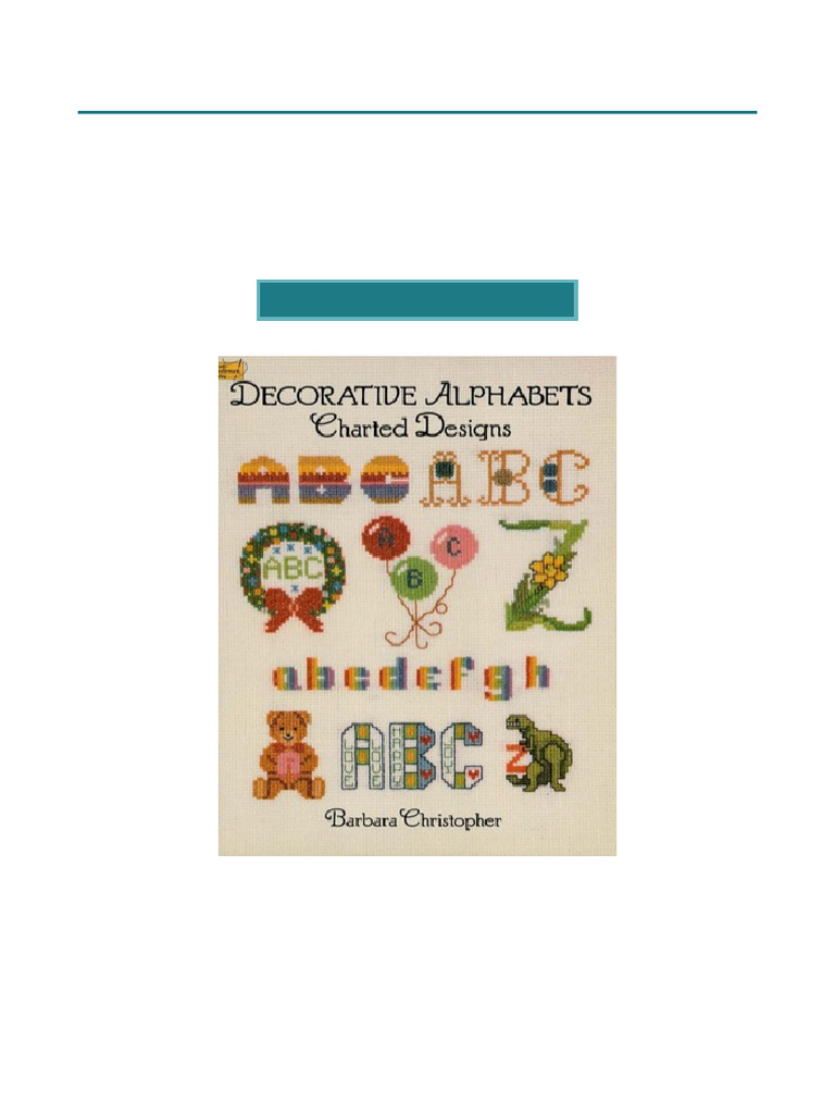 Downloaded Millions Decorative Alphabets Charted Designs Best Quality ...