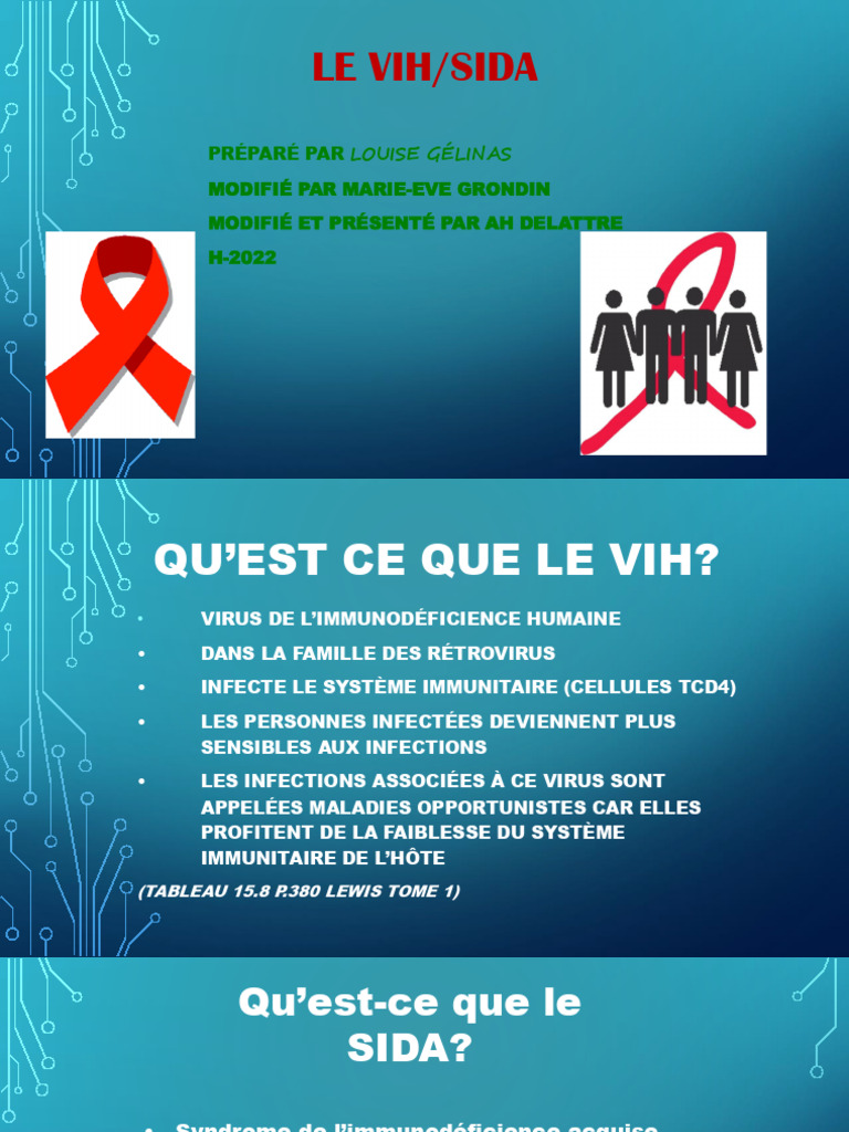 Comprendre le VIH/SIDA et sa transmission | PDF | VIH | SIDA