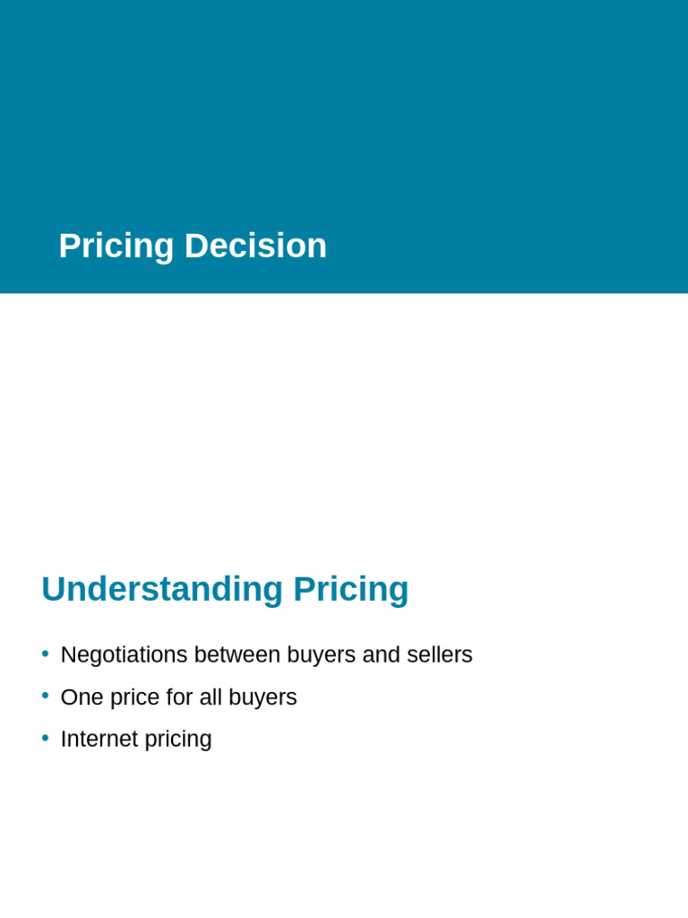 Comprehensive Guide to Pricing Strategies | PDF | Pricing | Demand