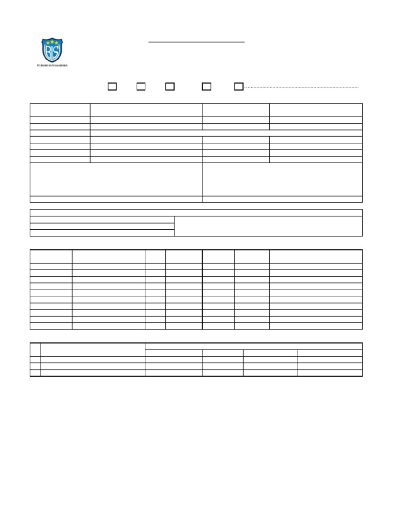 Formulir Interview Calon Karyawan | PDF