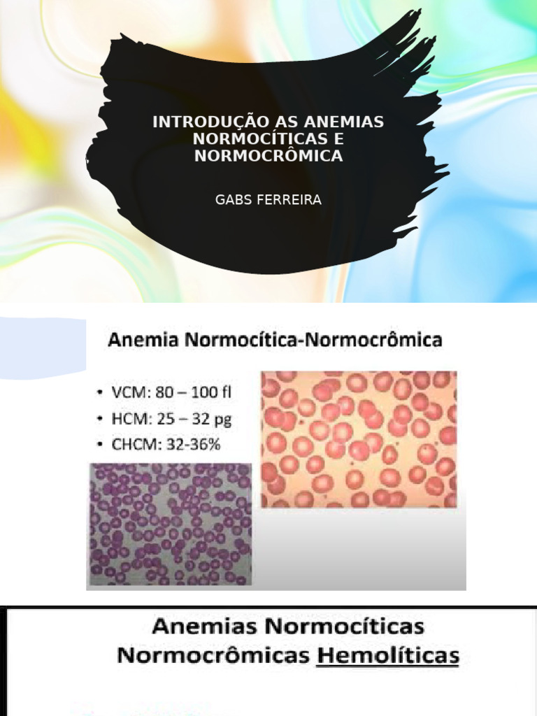 Introdução às Anemias Normocíticas | PDF