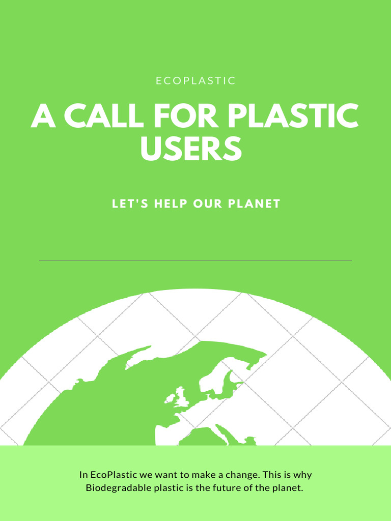 EcoPlastic: Fund Biodegradable Solutions | PDF
