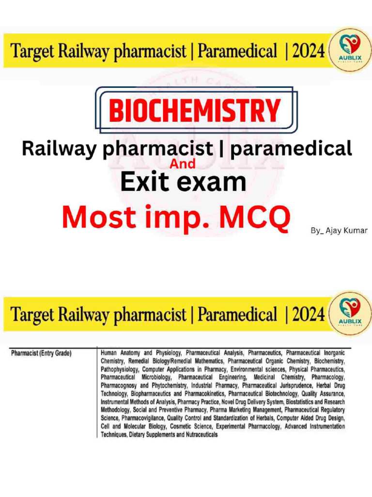 Hospital Pharmacy Most Imp MCQ, - Ajay | PDF