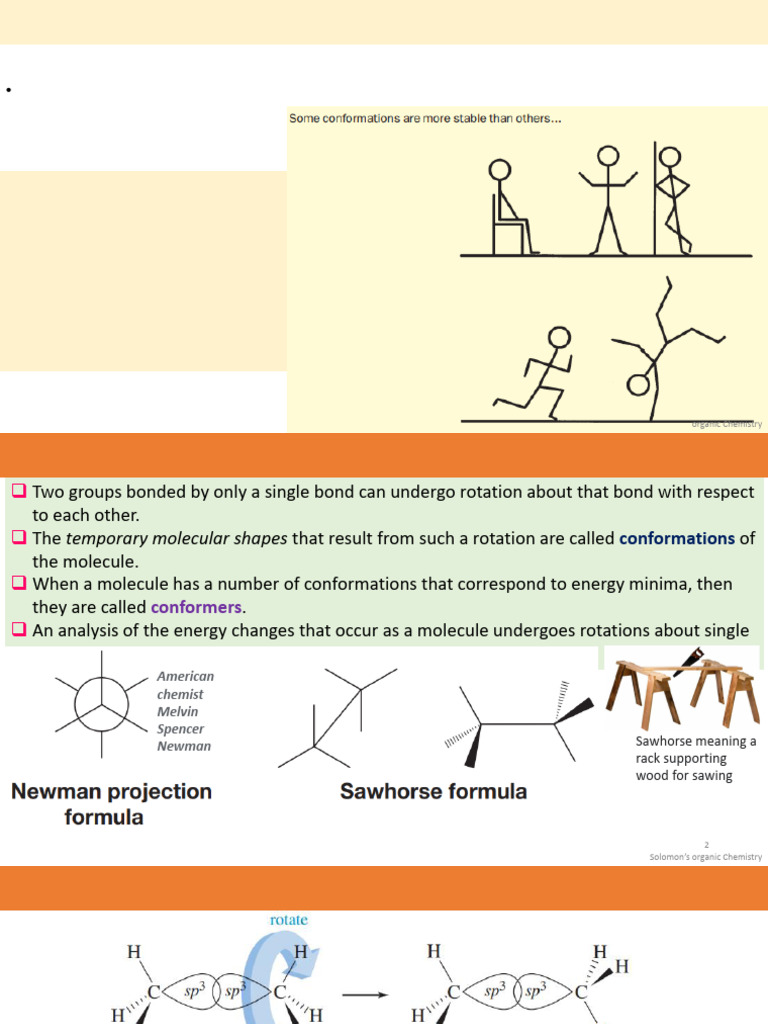 Acyclic Molecule Conformations Explained | PDF | Conformational ...