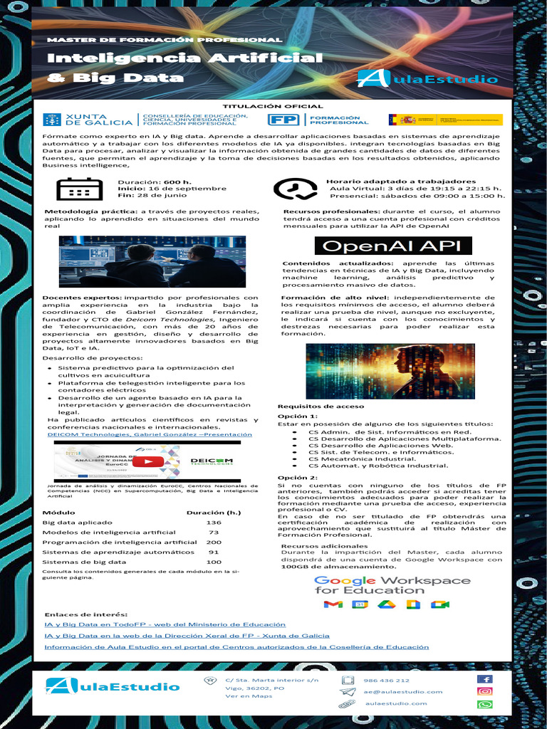Formación en IA y Big Data | PDF | Aprendizaje automático ...