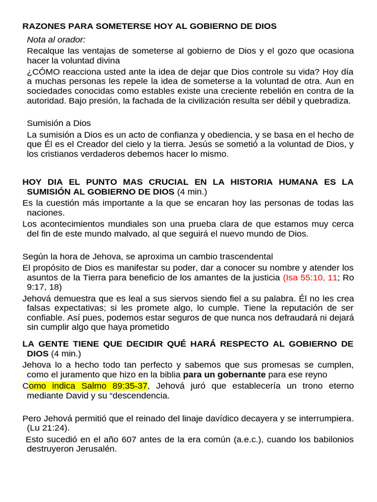 Someterse al Gobierno de Dios hoy | PDF | Dios | Amor