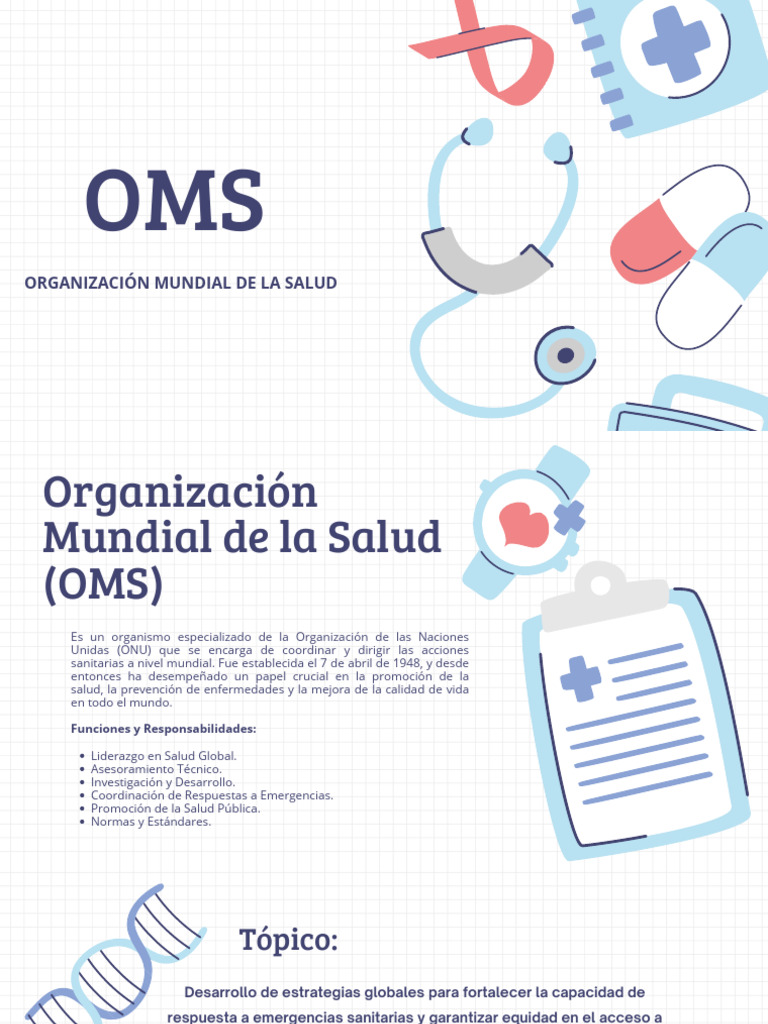 Estrategias Globales de Salud OMS | PDF | Organización Mundial de la Salud