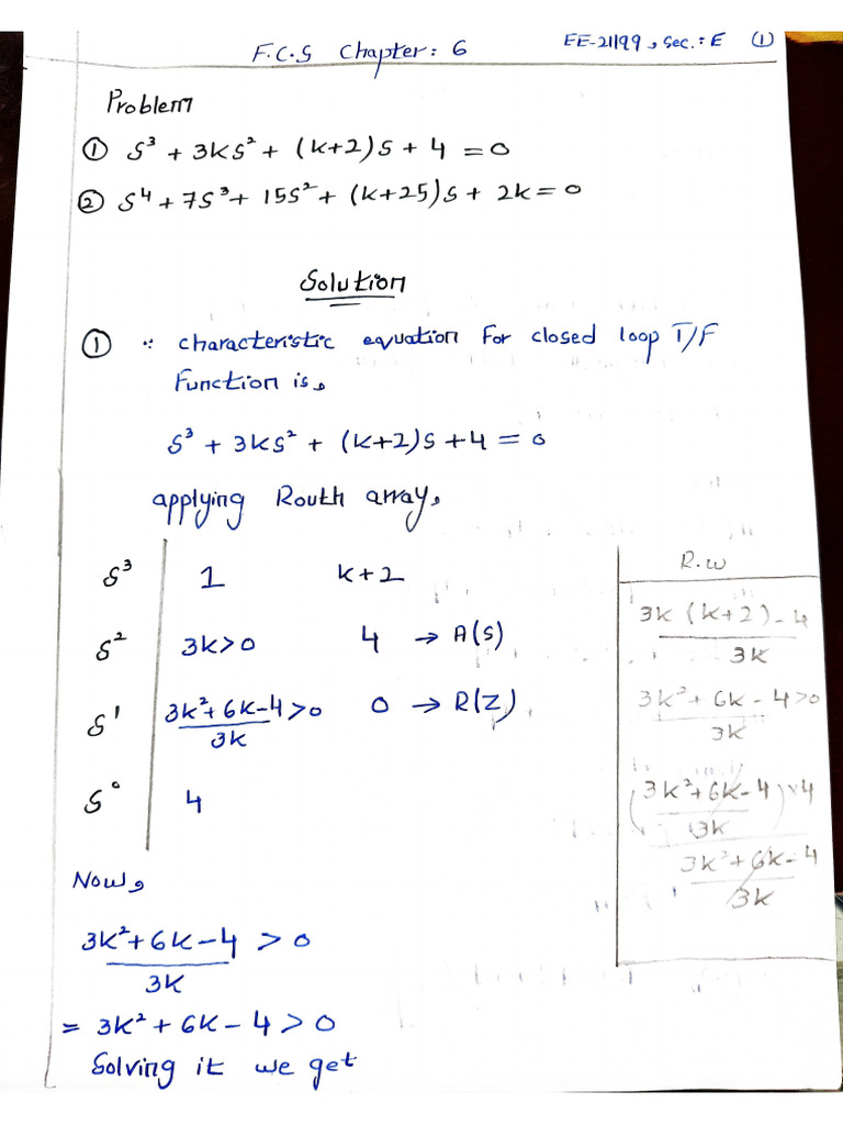 FCS Assignment Chap 6 Sol. | PDF