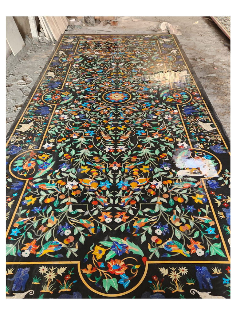 Square Marble Inlay Table Top | PDF