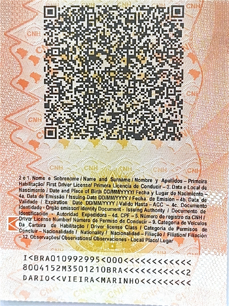 Habilitação First Driver License Primera Licencia de Conducir - 3. Data ...