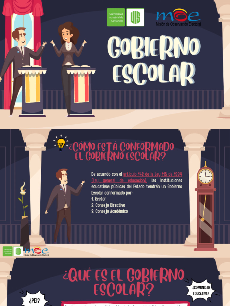 Estructura del Gobierno Escolar en Colombia | PDF | Plan de estudios ...