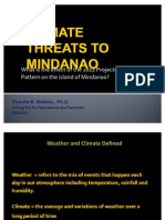 Climate Threats to Mindanao by PAGASA