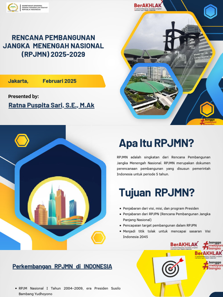 RPJMN 2025-2029: Visi dan Program Utama | PDF