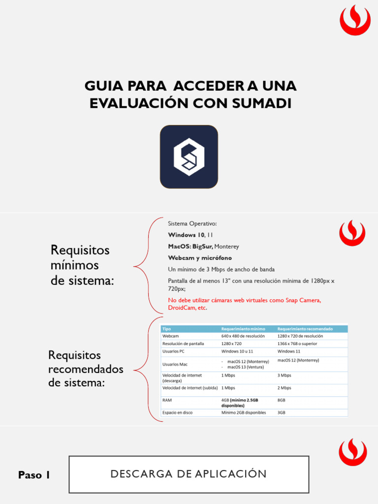 Funcionamiento de SUMADI Proctoring | PDF | Windows 10 | Microsoft