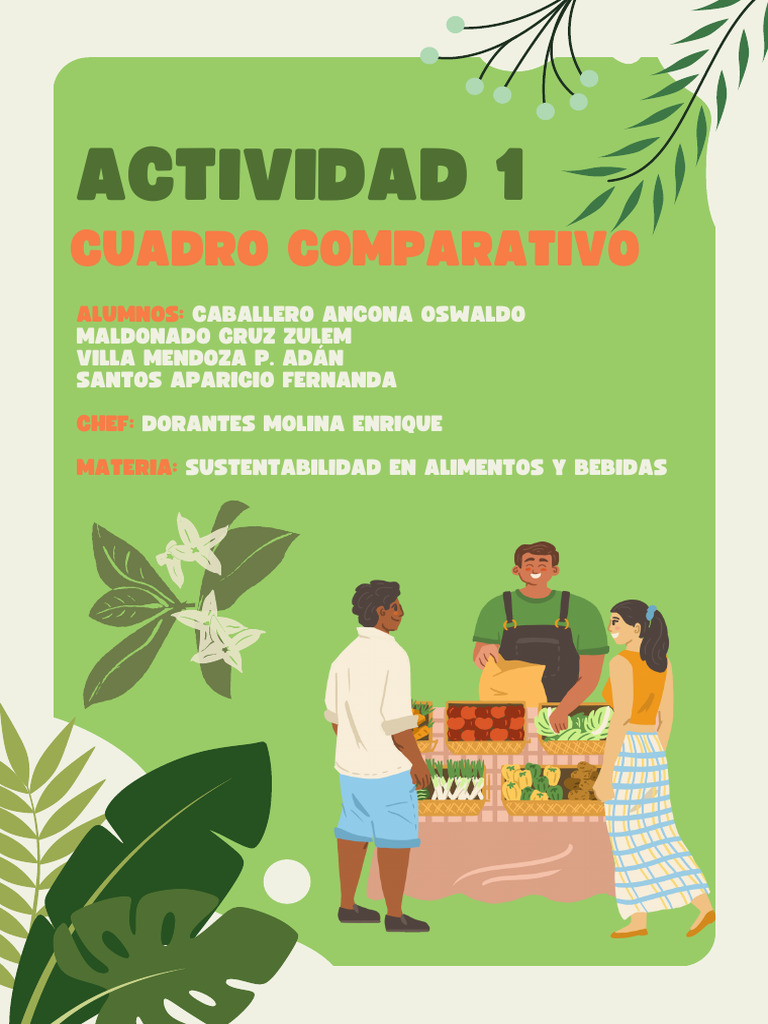 Actividad 1: Cuadro Comparativo | PDF | Sustentabilidad | Entorno natural