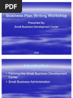 Sample Business Plan Presentation