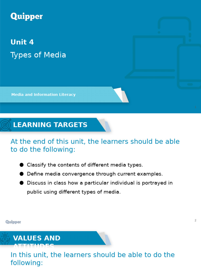 Understanding Types of Media | PDF | Learning | Mass Media