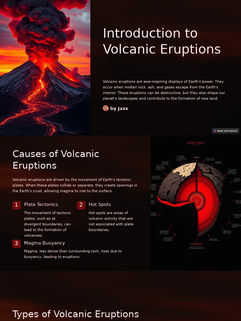 Understanding Volcanic Eruptions and Risks | PDF | Volcano | Types Of ...