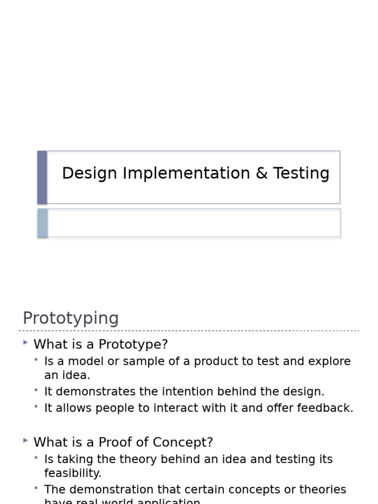 Prototyping and Ethical Testing Guide | PDF | Software Testing | Prototype
