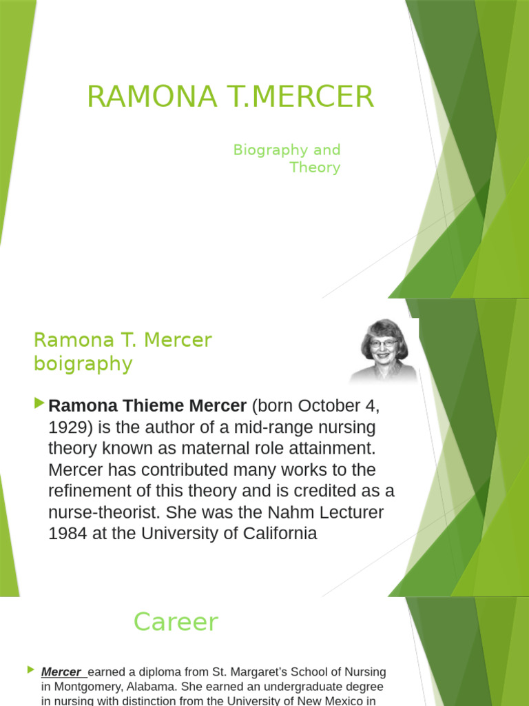 Ramona Mercer's Maternal Role Theory | PDF | Mother | Human Development