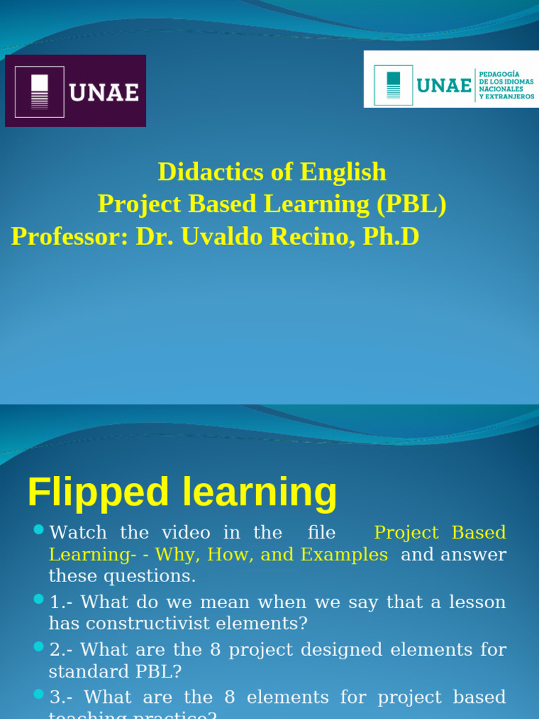 1 Week 16. Lesson 1-Tue 21st | PDF | Project Based Learning ...
