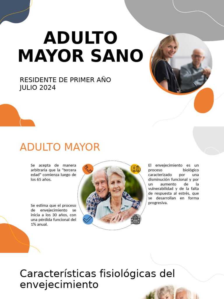 Cambios Fisiológicos en Adultos Mayores | PDF | Envejecimiento | Vejez