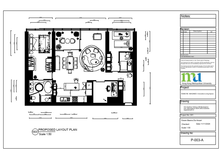 PROPOSED LAYOUT PLAN WITH INNER DIMENSIONS-003 For Submission55 | PDF
