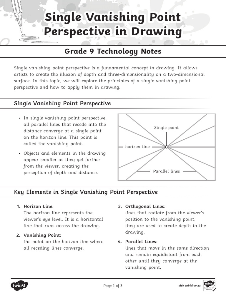 Mastering Single Vanishing Point Perspective | PDF | Drawing ...