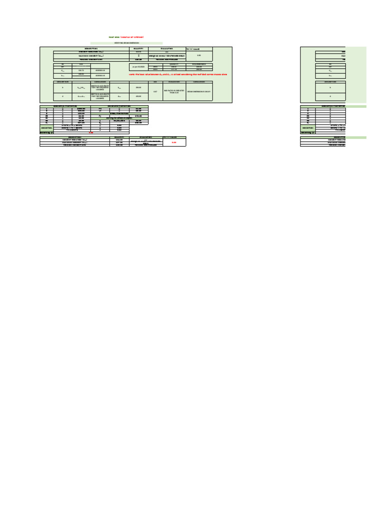 Beam Dimension Verification Report | PDF | Structural Engineering ...