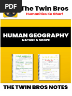 Class 12 Geography: Human Geography Notes | PDF | Geography | Nature