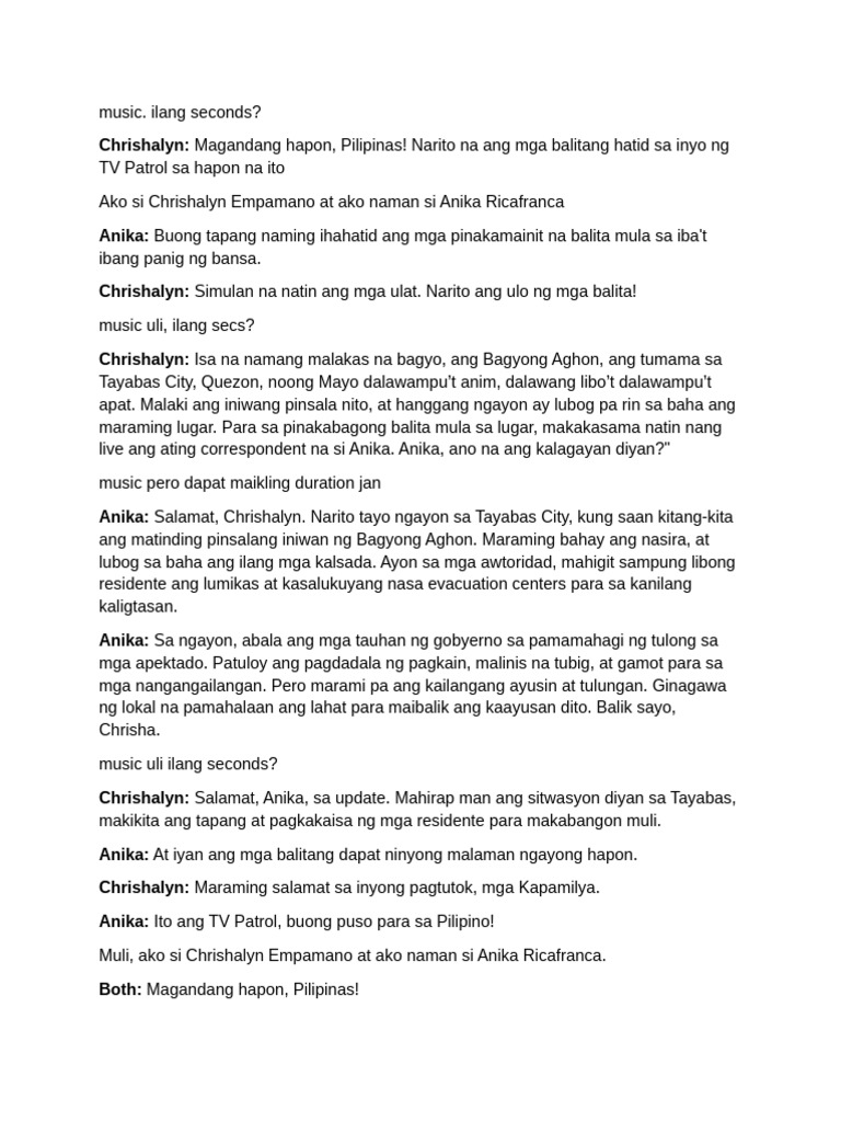 BALITA | PDF