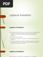 Comprehensive Laplace Transform Formulas | PDF | Laplace Transform ...