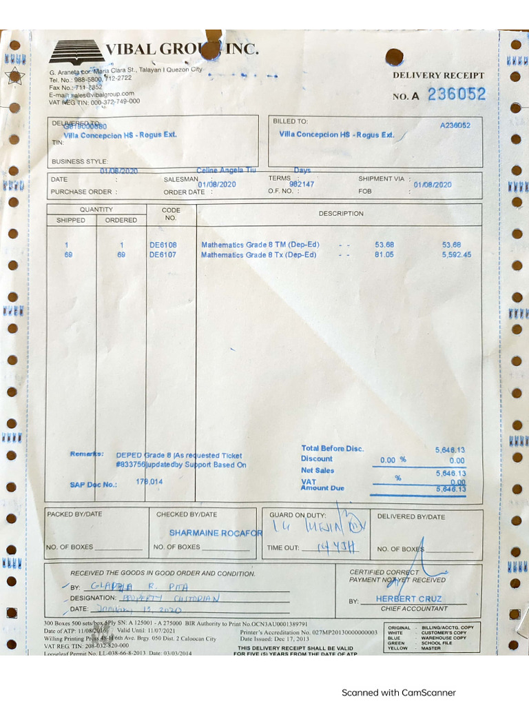 VCHS-RE ROGUS EXTENSION Receipt For Science & Math | PDF