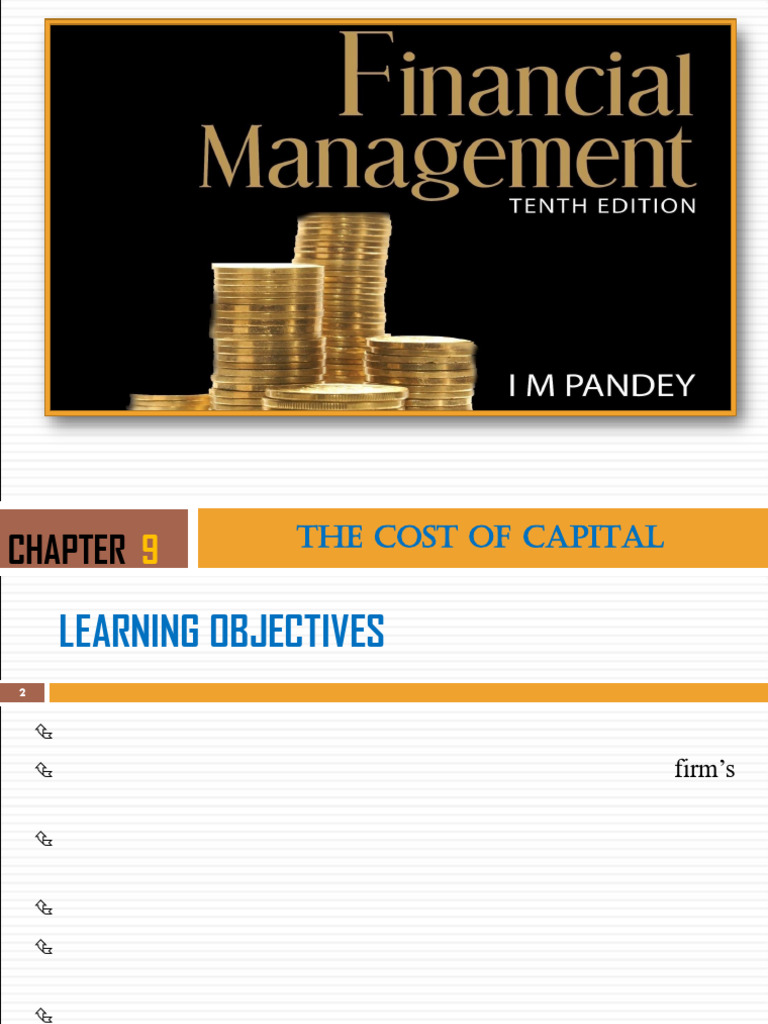 Understanding Cost of Capital Concepts | PDF | Cost Of Capital ...