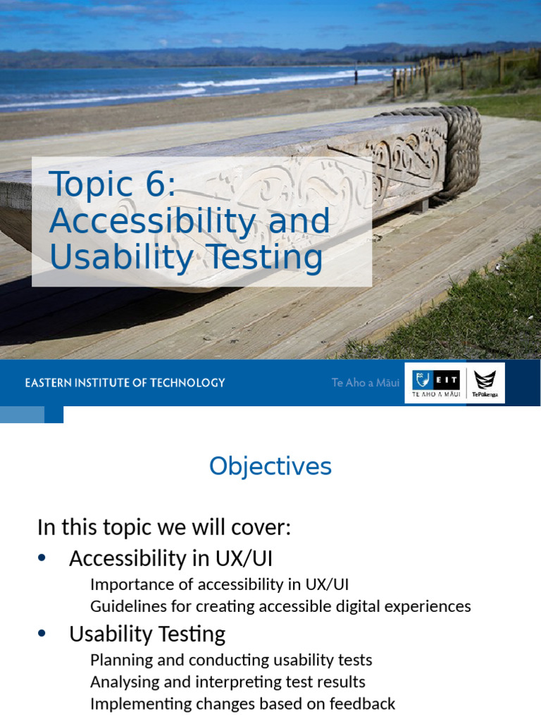 Accessibility and Usability Testing Guide | PDF | Usability | Accessibility