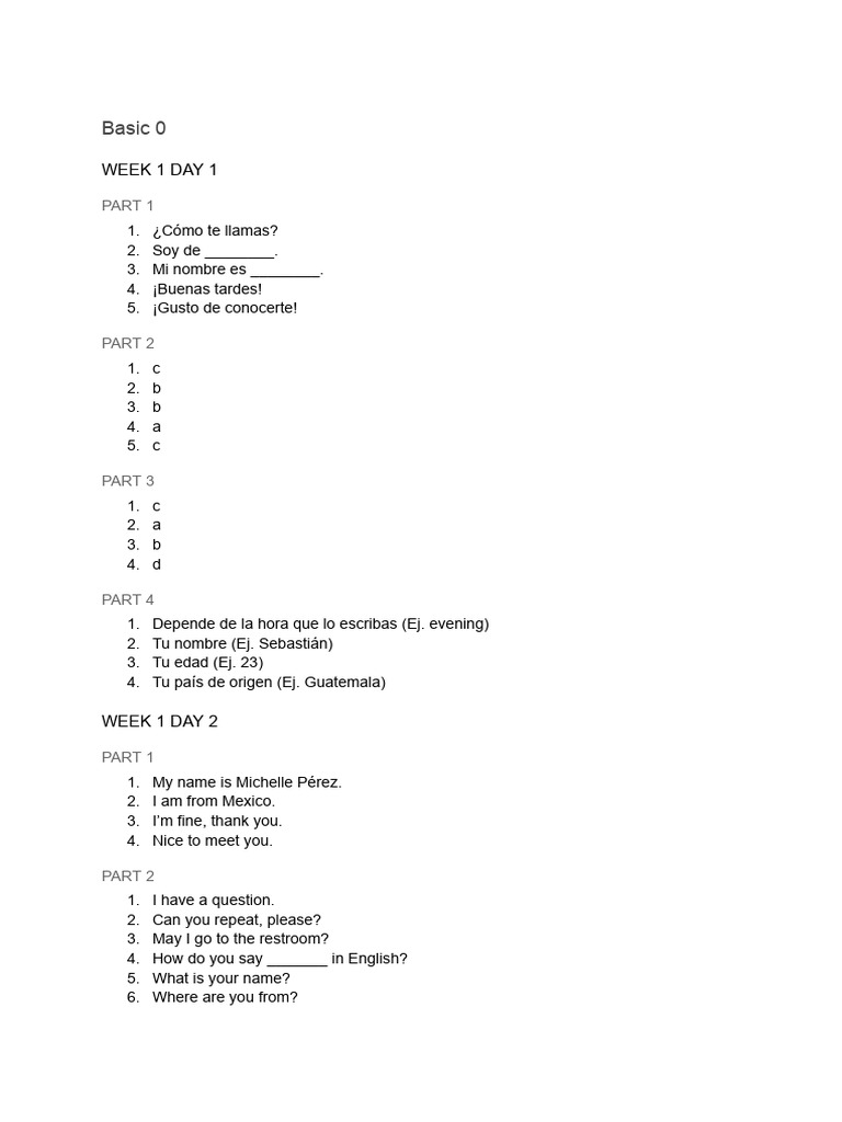 E4CC English Course Overview | PDF | Foods