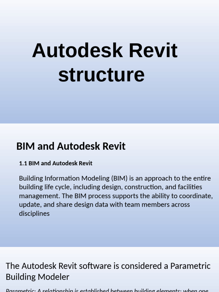 Understanding Autodesk Revit BIM Tools | PDF | Autodesk Revit ...