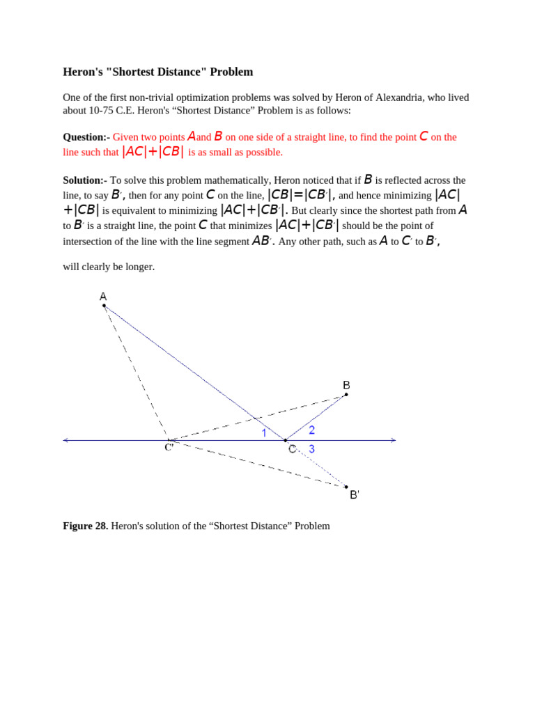 Heron's Problem | PDF