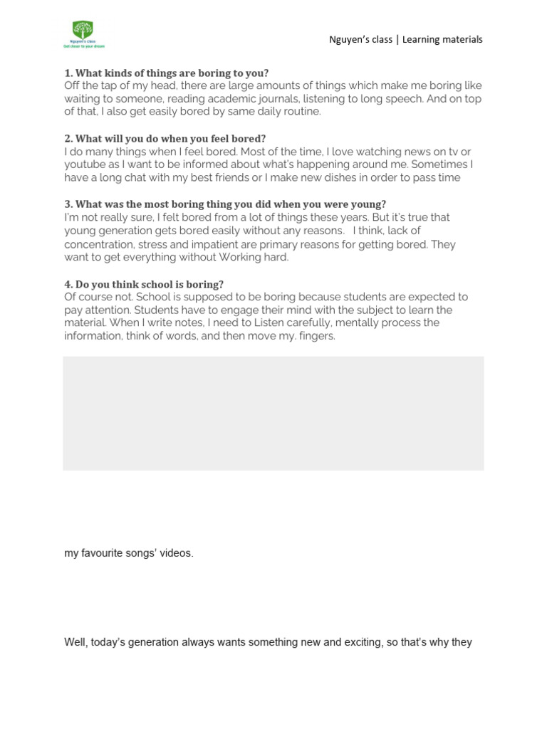Boring Things | PDF | Cognition | Psychology