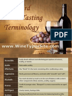 Standard Wine Tasting Terminology