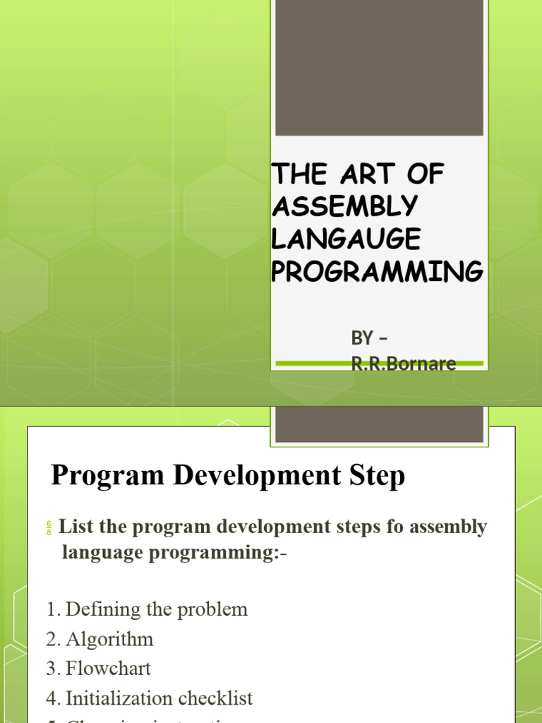 Assembly Language Programming Guide | PDF | Programming | Computer Program