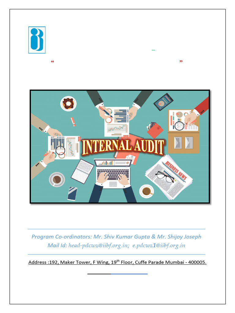 Brochure - Program For Internal Auditors of Banks and FIs From 11 To 12 ...