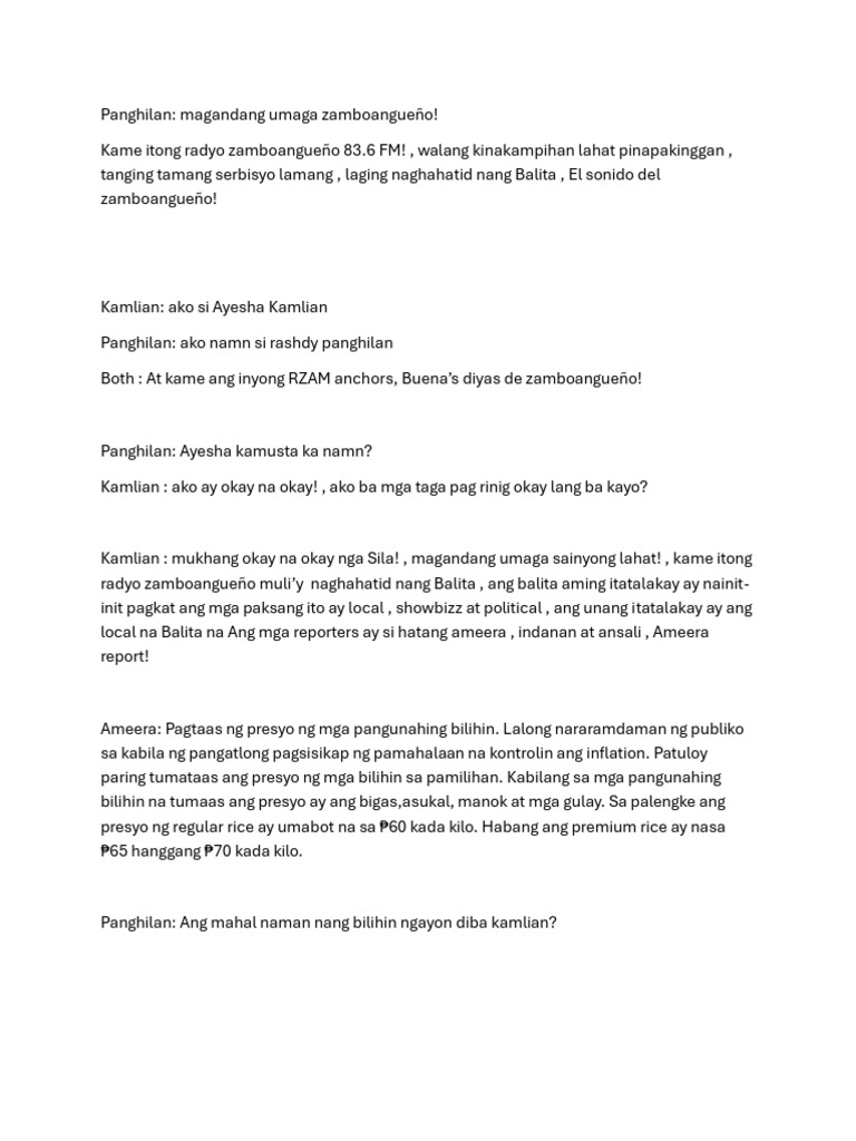 Filipino Radyo Broadcasting | PDF