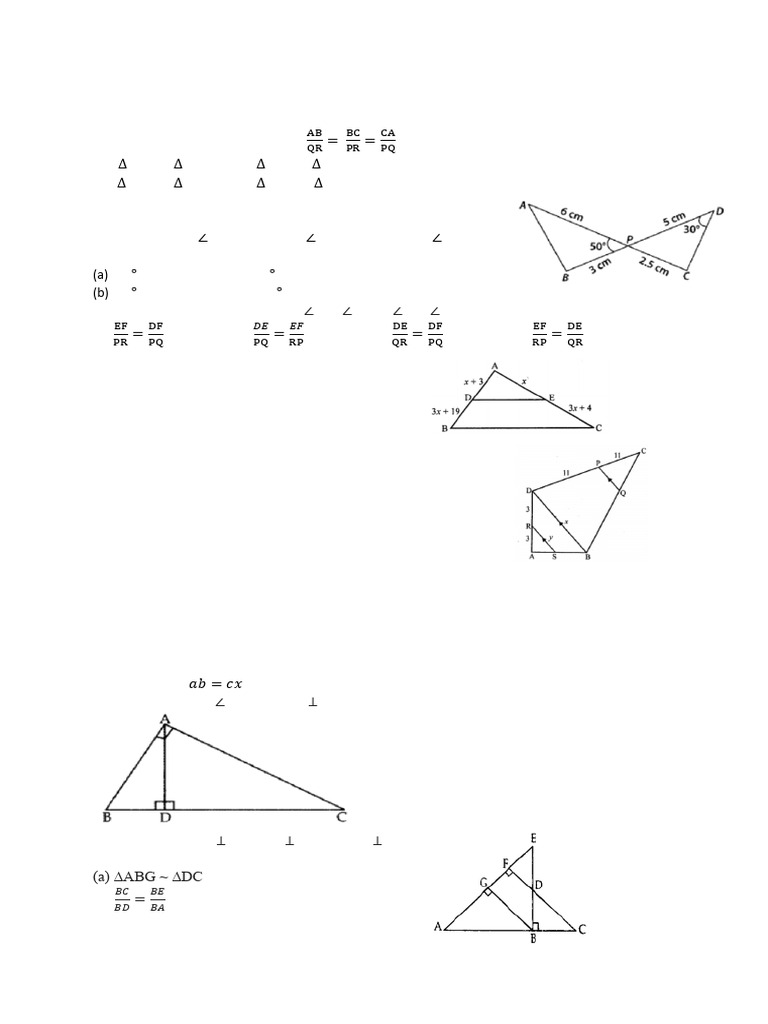 Triangle and Angle Geometry Worksheet | PDF | Elementary Mathematics ...