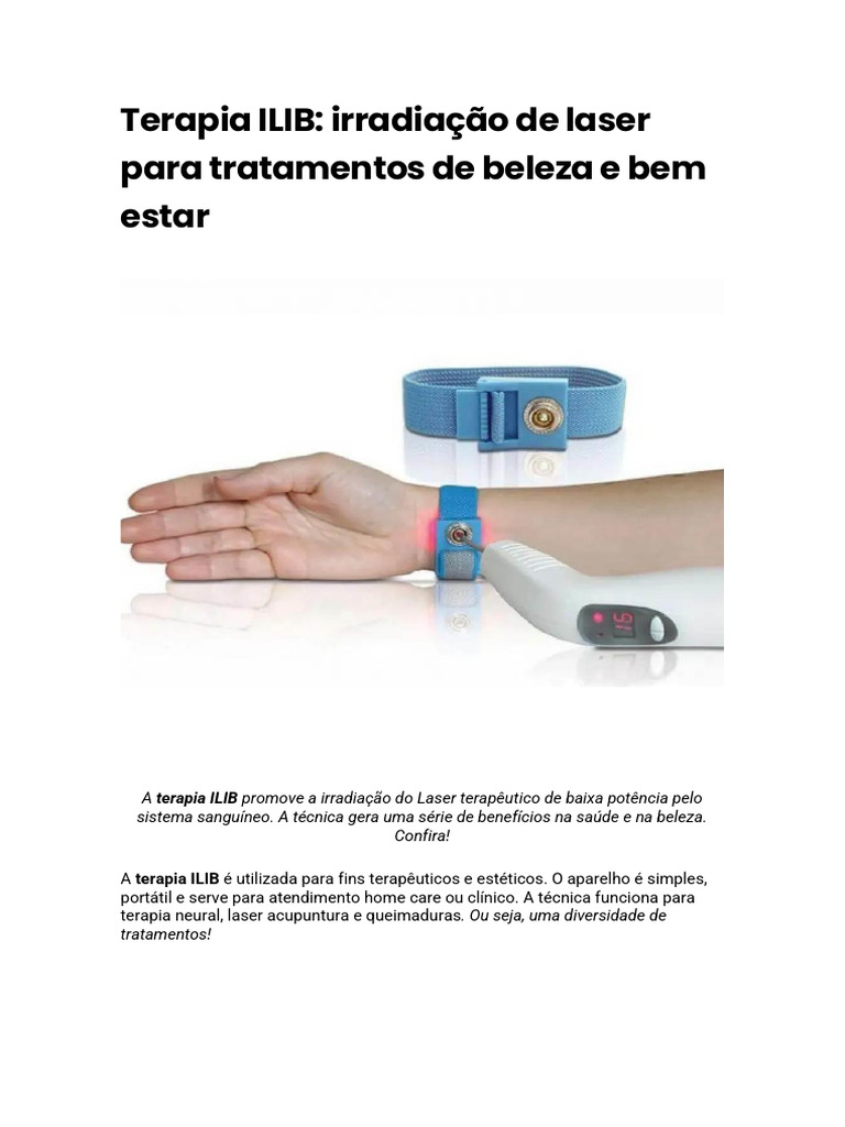 Protocolo ILIB para Fibromialgia | PDF | Fibromialgia | Dor